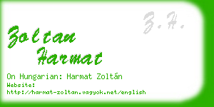 zoltan harmat business card